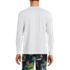 Men's Long Sleeve UPF 50 Swim Tee Rash Guard, Back