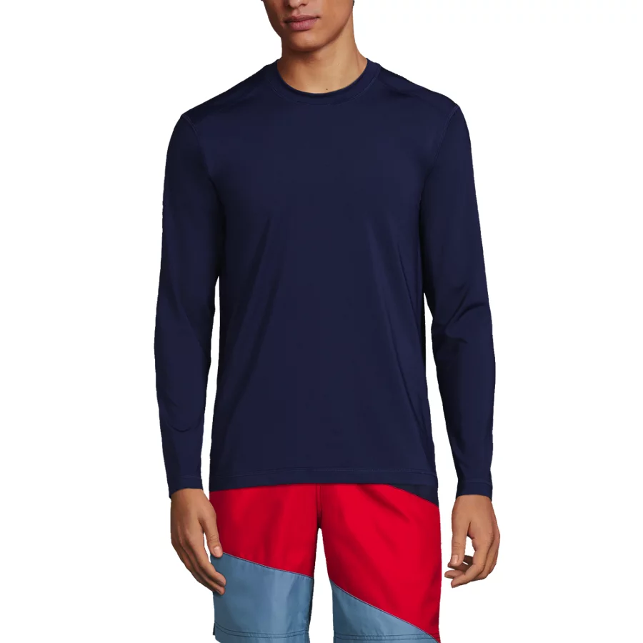 Men's Sunshade UPF 50 Long Sleeve Swim Tee Rash Guard view 2