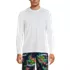 Men's SunShade UPF 50 Long Sleeve Swim Tee Cooling Rash Guard, Front