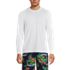 Men's Long Sleeve UPF 50 Swim Tee Rash Guard, Front