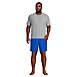 Men's Big and Tall Short Sleeve UPF 50 Swim Tee Rash Guard, alternative image
