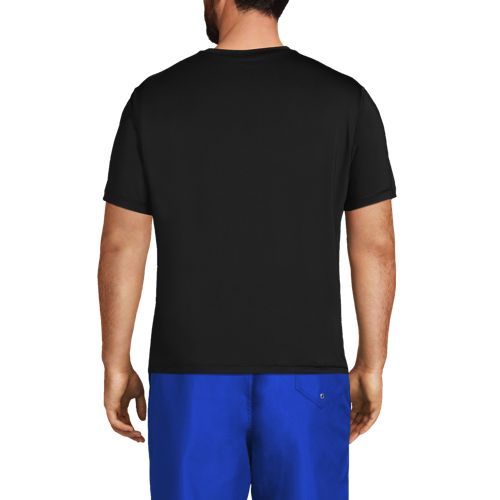 Men's Big and Tall Short Sleeve UPF 50 Swim Tee Rash Guard - Secondary