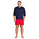 Men's Big and Tall Long Sleeve UPF 50 Swim Tee Rash Guard, alternative image