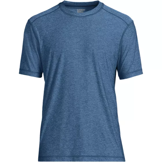 Men's Big and Tall SunShade UPF 50 Short Sleeve Swim Tee Rash Guard - primary