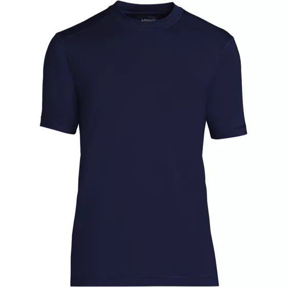 Men's Big and Tall SunShade UPF 50 Short Sleeve Swim Tee Rash Guard - primary