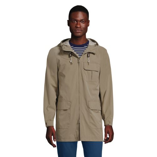 Long hooded 2024 jacket mens