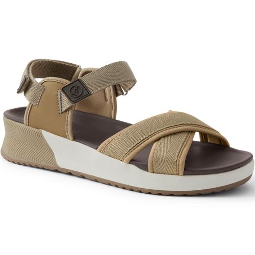 Lands end all best sale weather closed toe sandals