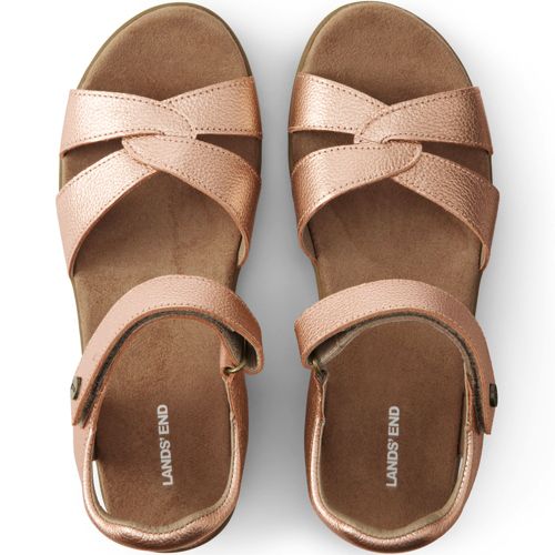 Lands end closed toe 2024 sandals