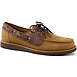 Men's Comfort Casual Suede Leather Boat Shoes, Front
