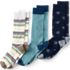 Men's Novelty Dress Socks 3 Pack, Front