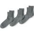 Men's Rib Quarter Socks 3 Pack, Front