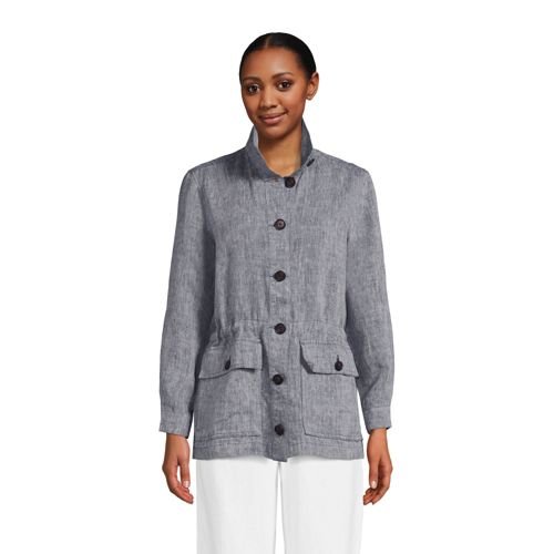 LM26121 GRASSLANDS LINEN BLEND JACKET