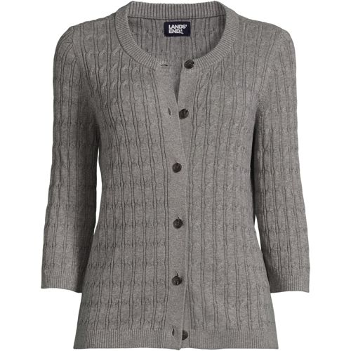 Women's Cotton Modal Zip Cardigan Sweater Jacket