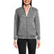 Unisex Big Embroidered Full Zip Sweater Fleece Jacket, Front