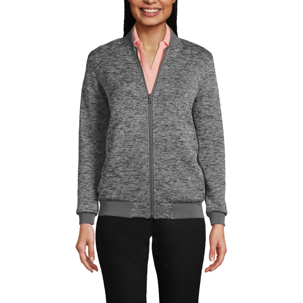 Lands' End Women's Fleece Full Zip Jacket : : Clothing, Shoes &  Accessories