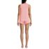 Women's Cooling 3 Piece Pajama Set - Robe Tank and Shorts, Back