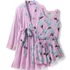 Women's Cooling 3 Piece Pajama Set - Robe Tank and Shorts, Front