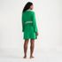 Women's Cooling 3 Piece Pajama Set - Robe Tank and Shorts, Back