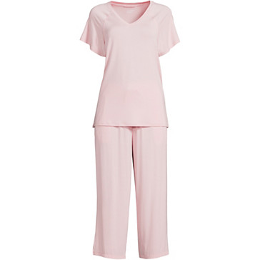 Pyjama-Set mit 3/4-Hose und Cooling-Finish für Damen image number 4