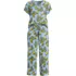 Women's Cooling Pajama Set - Short Sleeve Top and Crop Pants, Front