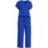 Women's Petite Cooling Pajama Set - Short Sleeve Top and Crop Pants, Front