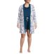 Women's Plus Size Cooling 3 Piece Pajama Set - Robe Tank and Shorts, alternative image