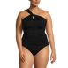 Women's Plus Size Chlorine Resistant High Neck Multi Way Tankini Swimsuit Top, alternative image
