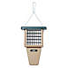 Birds Choice Recycled Suet Tail Prop Bird Feeder for Single Cake, Front