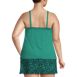 Women's Plus Size Tulip Hem Tankini Top, Back