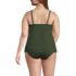Women's Plus Size Tulip Hem Tankini Top, Back