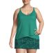 Women's Plus Size Tulip Hem Tankini Top, Front