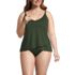 Women's Plus Size Tulip Hem Tankini Top, Front