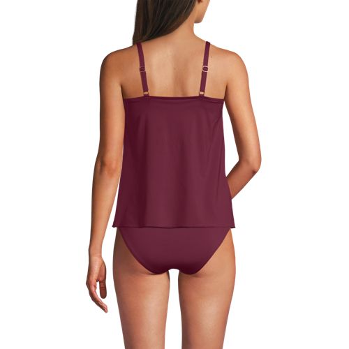 Women's Tulip Hem Tankini Top - image 2