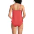 Women's Long Torso Tulip Hem Tankini Top, Back