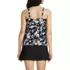 Women's Tulip Hem Tankini Top , Back