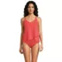 Women's Long Torso Tulip Hem Tankini Top, Front