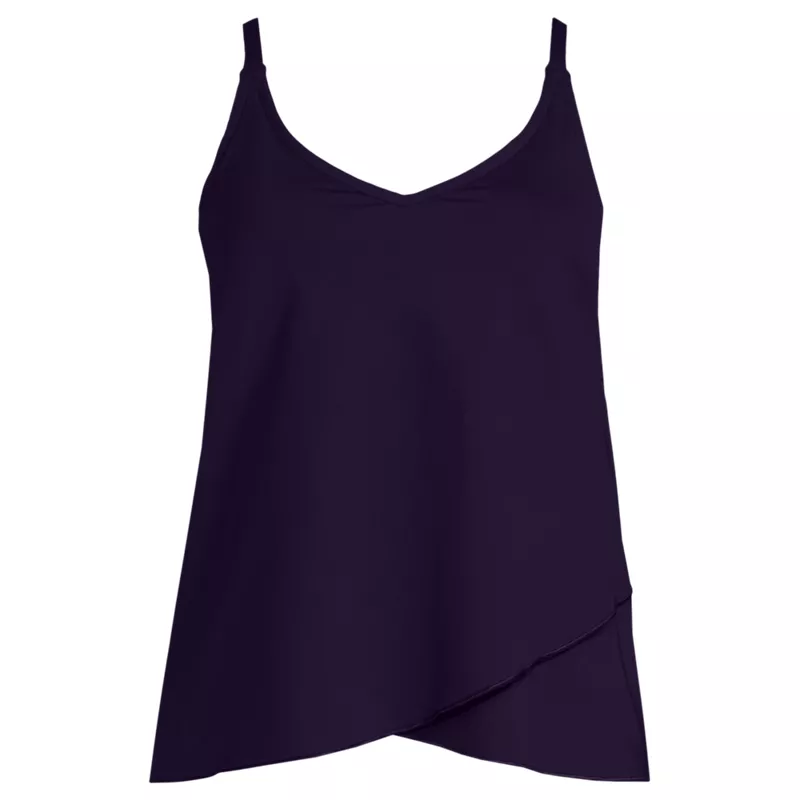 Women's Tulip Hem Tankini Top , Front