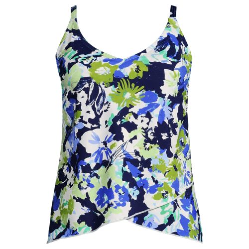 Women's Tulip Hem Tankini Top