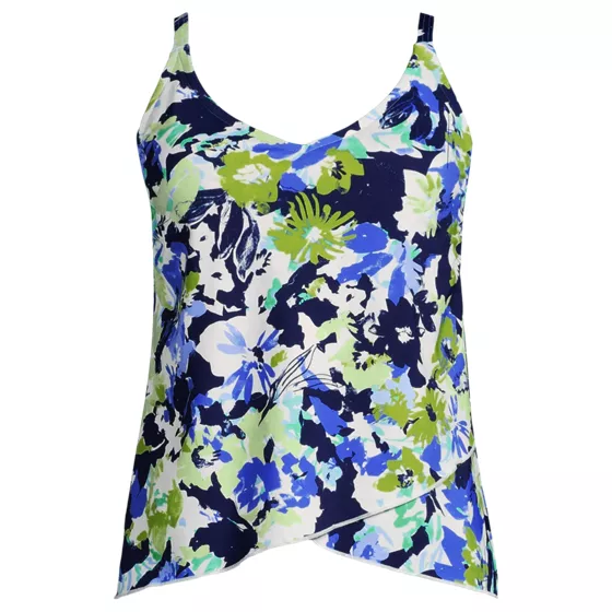 Women's Tulip Hem Tankini Top - primary
