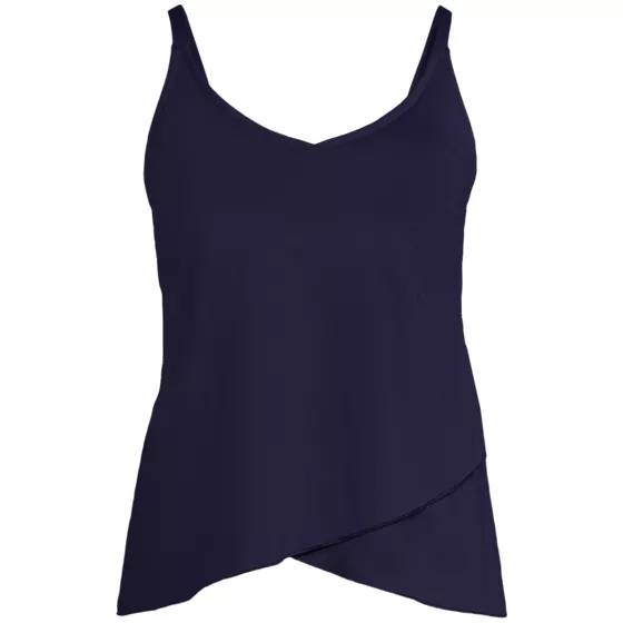 Women's Plus Size Tulip Hem Tankini Top  - primary