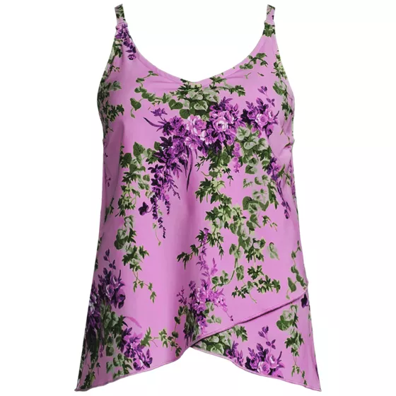 Women's Tulip Hem Tankini Top - primary