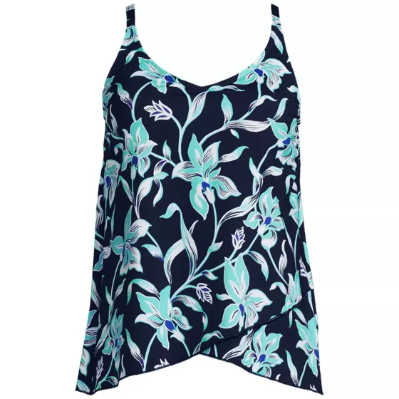 Women's Tulip Hem Tankini Top - primary