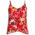 Women's Plus Size Tulip Hem Tankini Top, Front