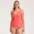 Women's Tulip Hem Tankini Top , alternative image