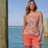 Women's Tulip Hem Tankini Top , alternative image