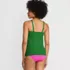 Women's Tulip Hem Tankini Top , Back