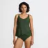 Women's Tulip Hem Tankini Top, Front