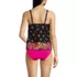 Women's V-Neck Tulip Hem Tankini Swimsuit Top, Back