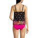 Women's V-Neck Tulip Hem Tankini Swimsuit Top, Back