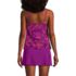 Women's V-Neck Tulip Hem Tankini Swimsuit Top, Back